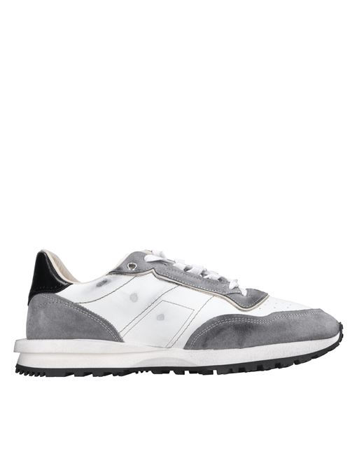 Sneakers in pelle HIDNANDER | TENKEI SLIP ON HE1MS425 445BIANCO-GRIGIO-NERO